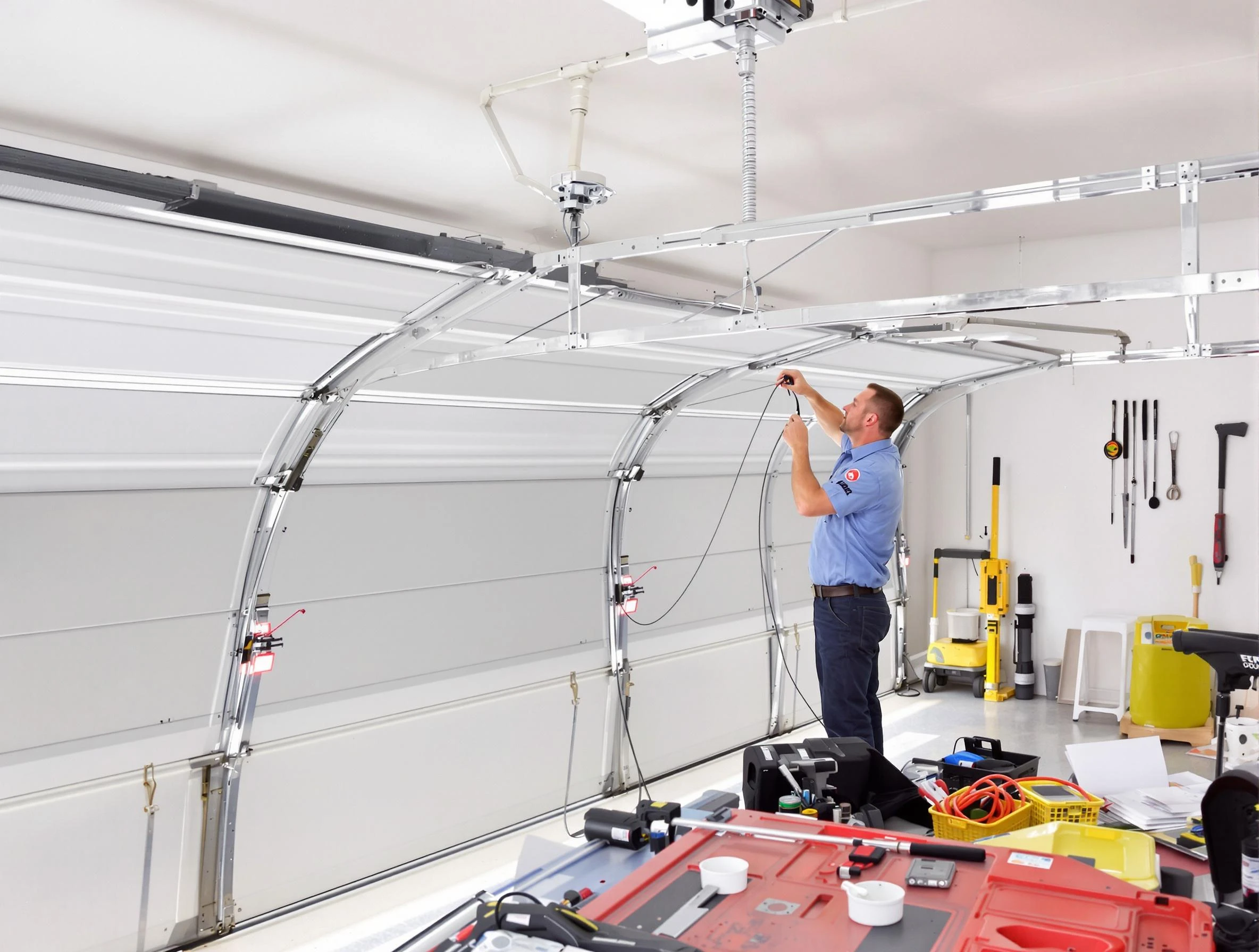 Garage door cable repair service by Florence Garage Door Repair in Florence