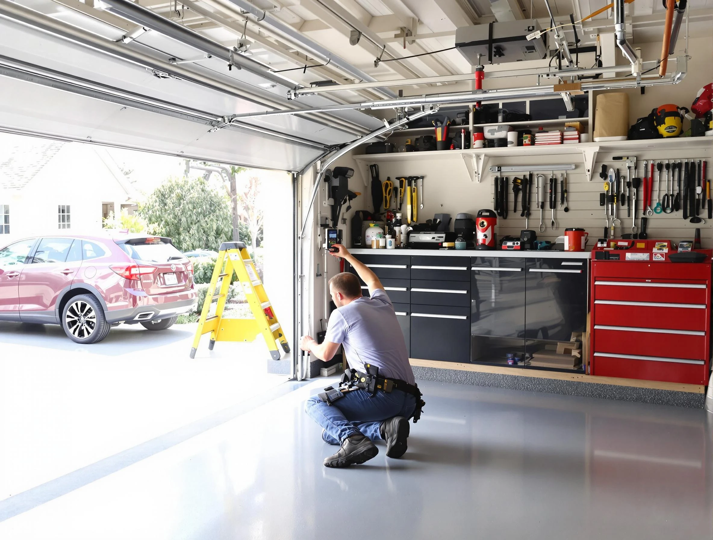 Local garage door repair service by Florence Garage Door Repair in Florence