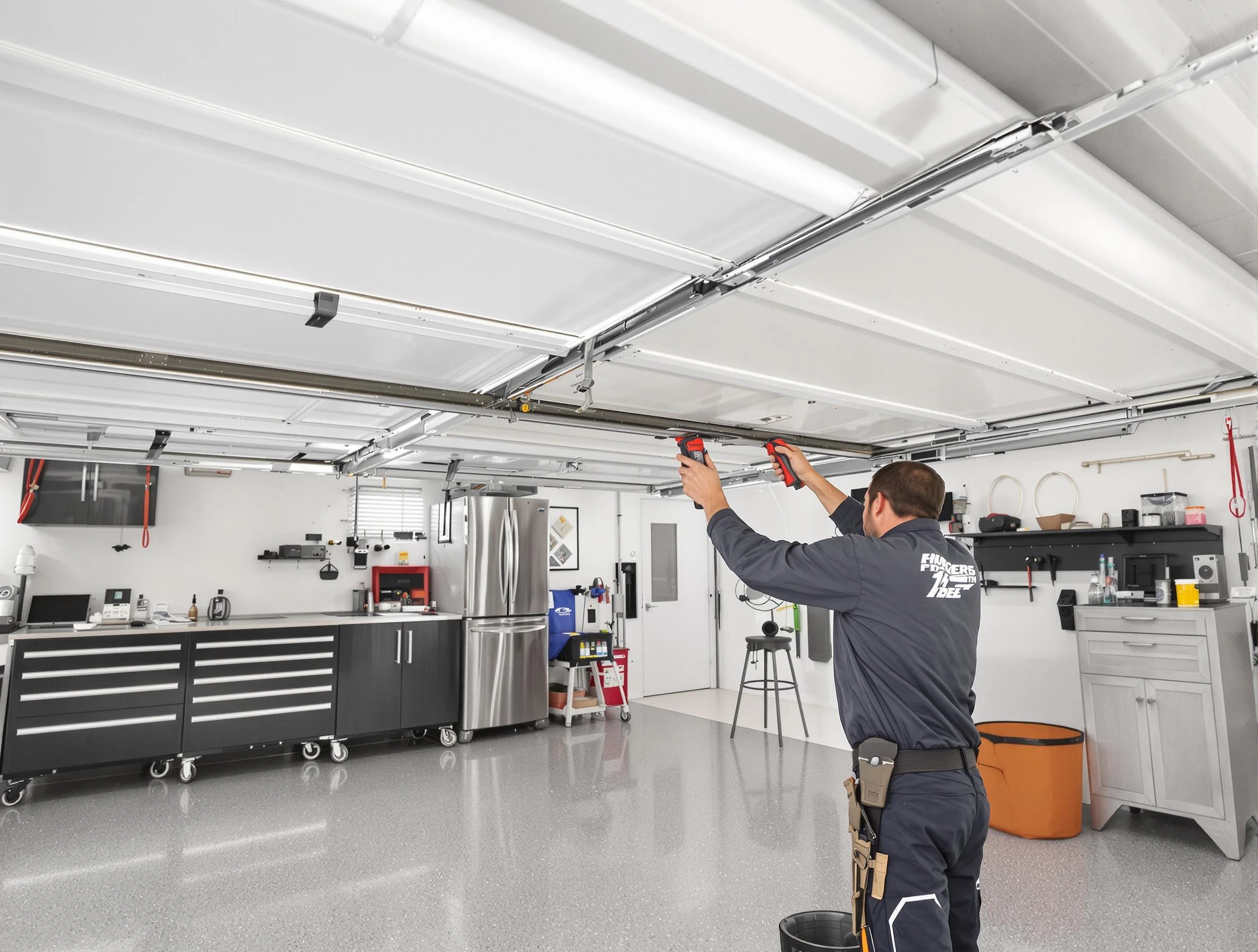 Overhead garage door repair service by Florence Garage Door Repair in Florence